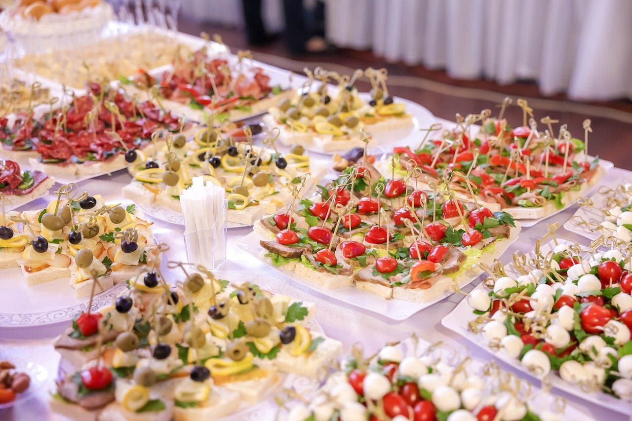 Interactive Food Stations setup