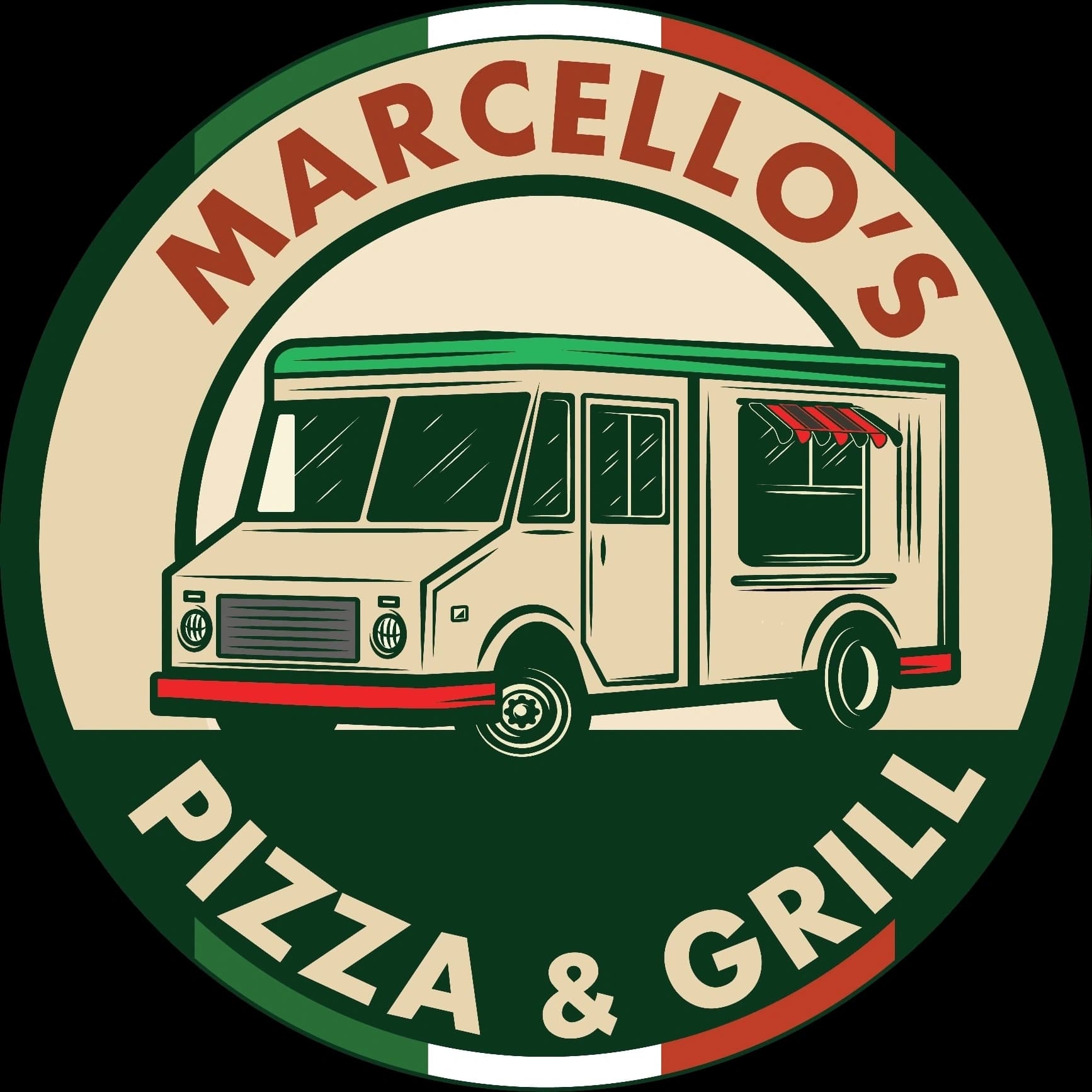 Marcello's Pizza logo