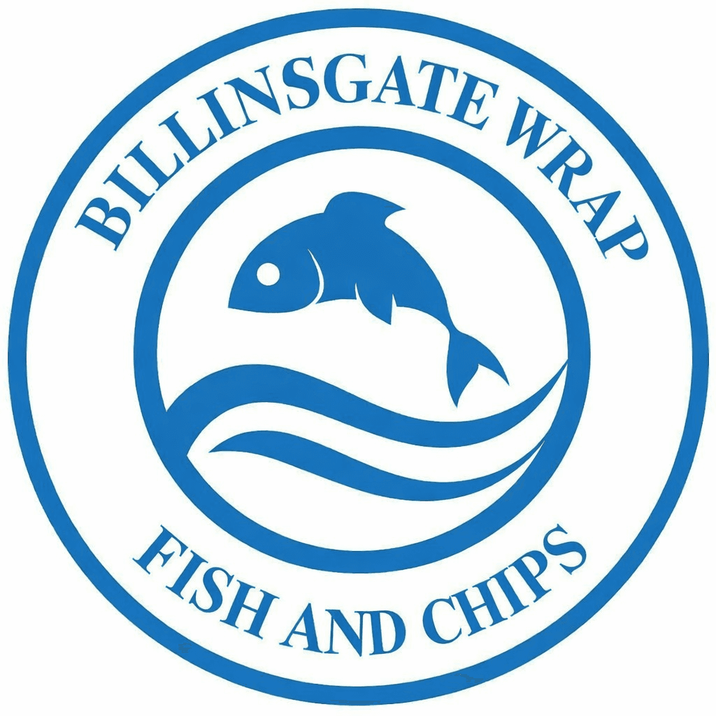 Billingsgate wrap fish and chips logo